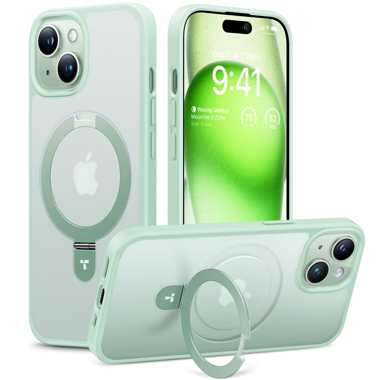 【耐久性NO.1365日延長保障】 iPhone15 ケース 【多機能スタンドの創始者TORRAS】Magsafe対応 3万回の開閉認証 縦向き無段階調節 安定性67%向上 永久磁石 5倍の磁気引