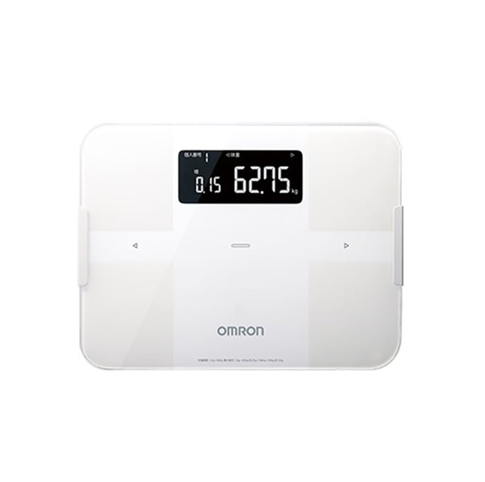 * オムロン【KRD-608T2（-W）ホワイト】体重体組成計（OMRON connect アプリ対応）カラダスキャン 家電 9,576円