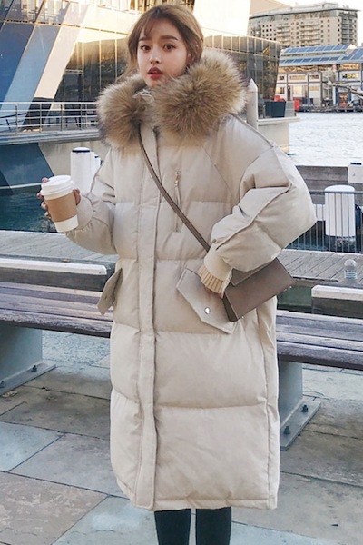 2023冬の綿の服の女性の長綿の服のゆったりとした綿の上着の大きいサイズの厚いパンの服を追加します