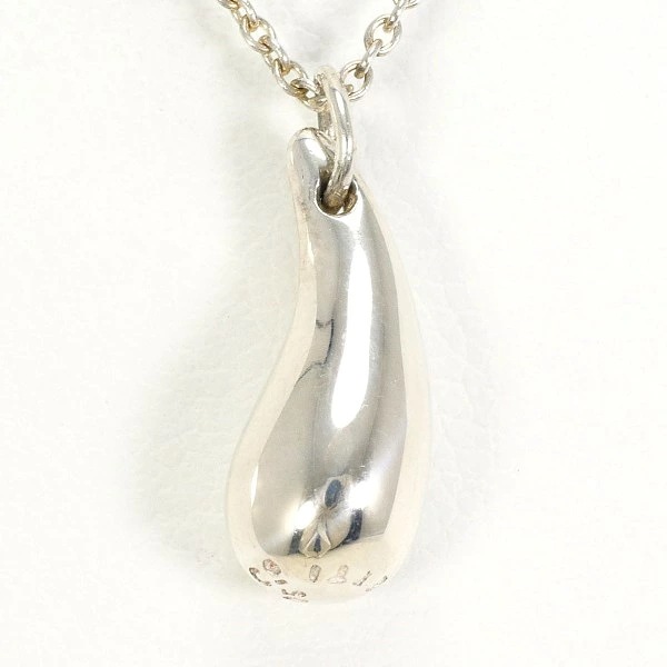 ティファニー ティアドロップ シルバー ネックレス 約2.9g 約41cm ジュエリー 中古