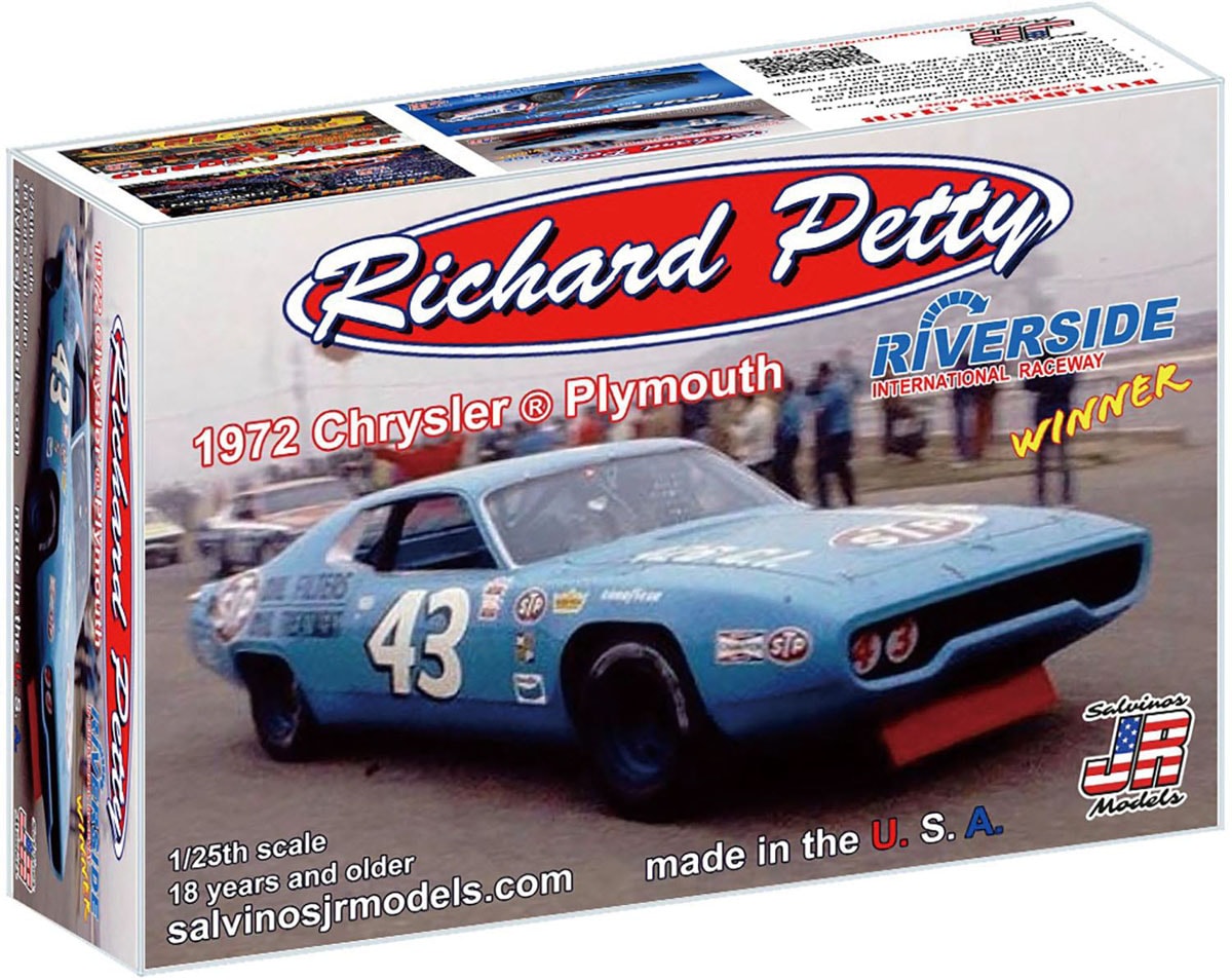 サルビノス JRモデル 1/25 "リチャード・ペティ" #43 プリムス クライスラー 1972 リバーサイド・インター ナショナル・レースウェイ ウィナー【RPCP1972R】 プラモデル RP