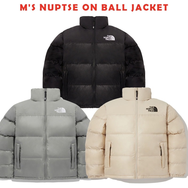 韓国正規品保証 関税負担なし NJ3NQ53A NUPTSE ON BALL JACKETデイリー 基本 着装 男子 女子 人気 韓国 ファッション 男女共用 アウトドア