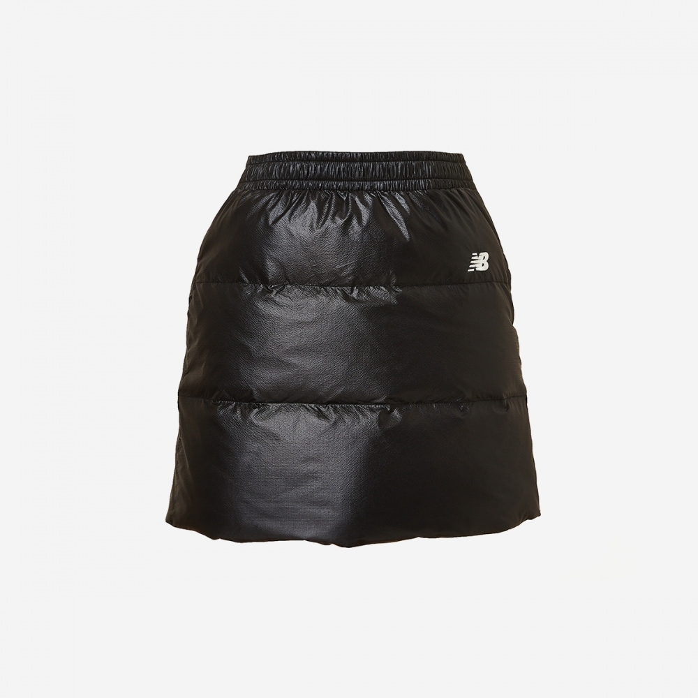 ニューバランス女性用アクティブフラワーダウンスカート NBNWE4W902-(G2) 光沢ブラック