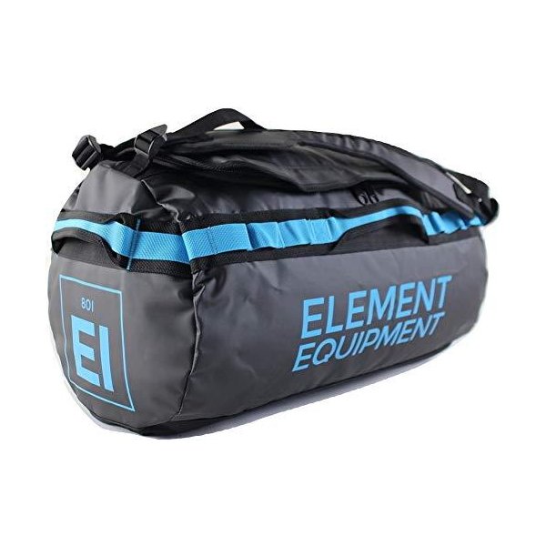 Element Equipment Trailhead Duffel Bag Shoulder Straps Waterproof Black/Blue Medium 並行輸入品