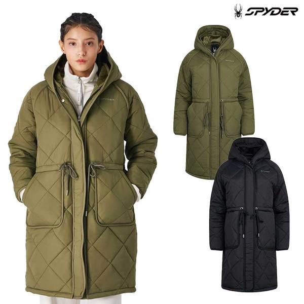 [] 女性用ロングキルティングパディングジャケット SPJWCNJK352W