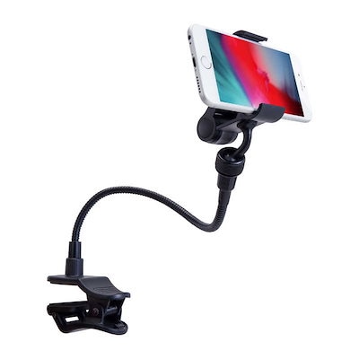 他サイト： エレコム　ELECOM　スマートフォン対応 スタンド アームタイプ 30cm　PDSCLP30BK(ブラの商品画像