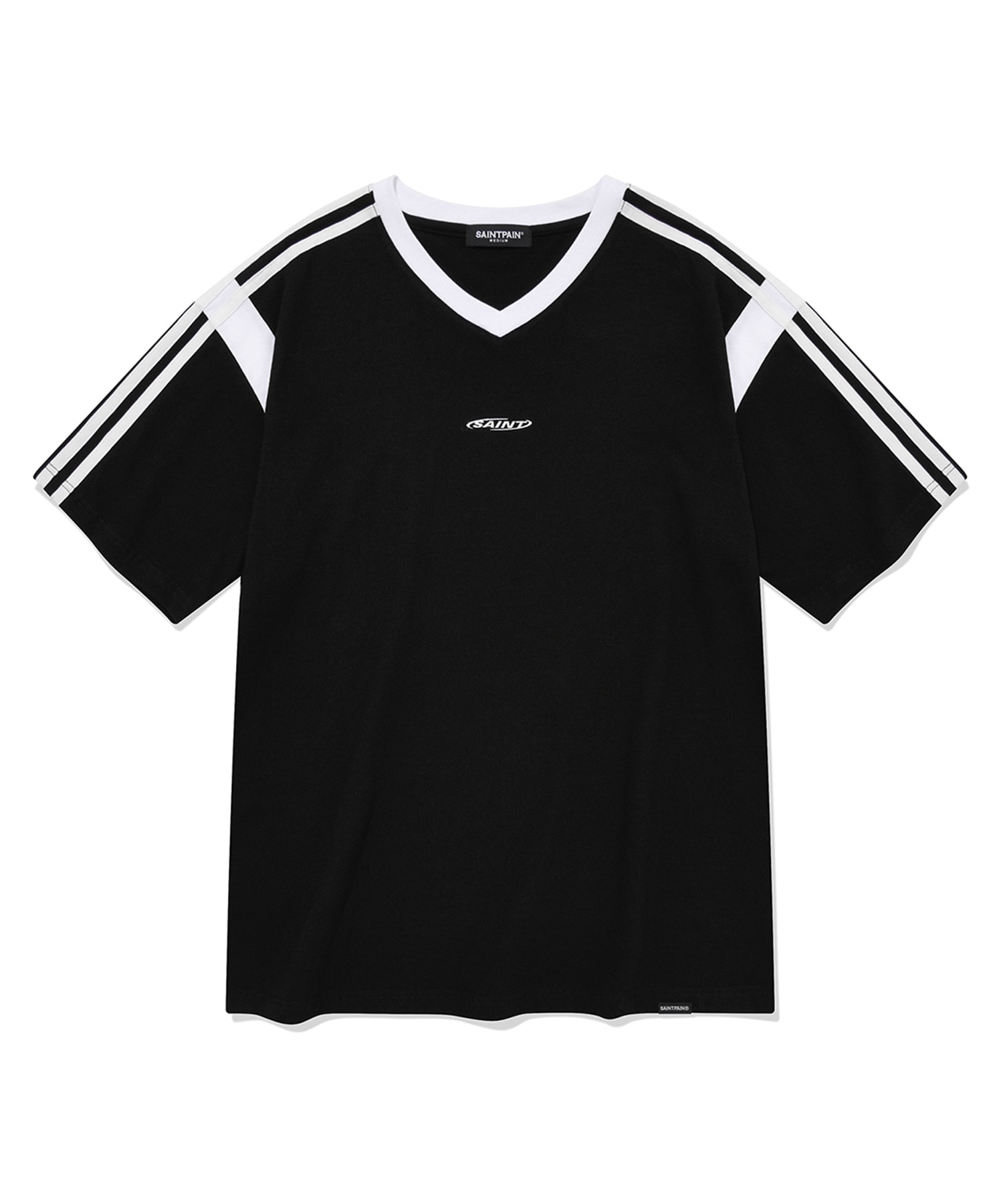 ★OY★TERRY ROUND LOGO V NECK T-BLACK★正規品/韓国直送料込 OY (오와이) Ι OPENYARD