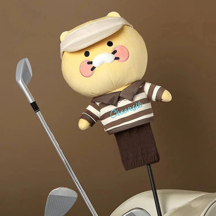 [カカオフレンズ ゴルフ] GOING GOING ドライバーカバー チュンシク / 카카오프렌즈 골프 고잉고잉 드라이버 커버 춘식 / 公式グッズ