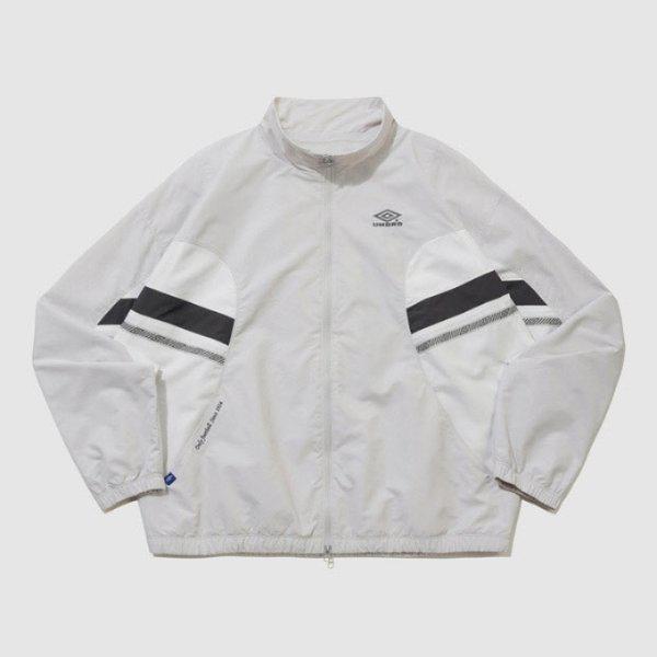 ウインドブレーカー VQA UR121CJK13-WGR ヘリテージ トラック ウーブン ウインドブレーカー ジャケット WHITE GREY