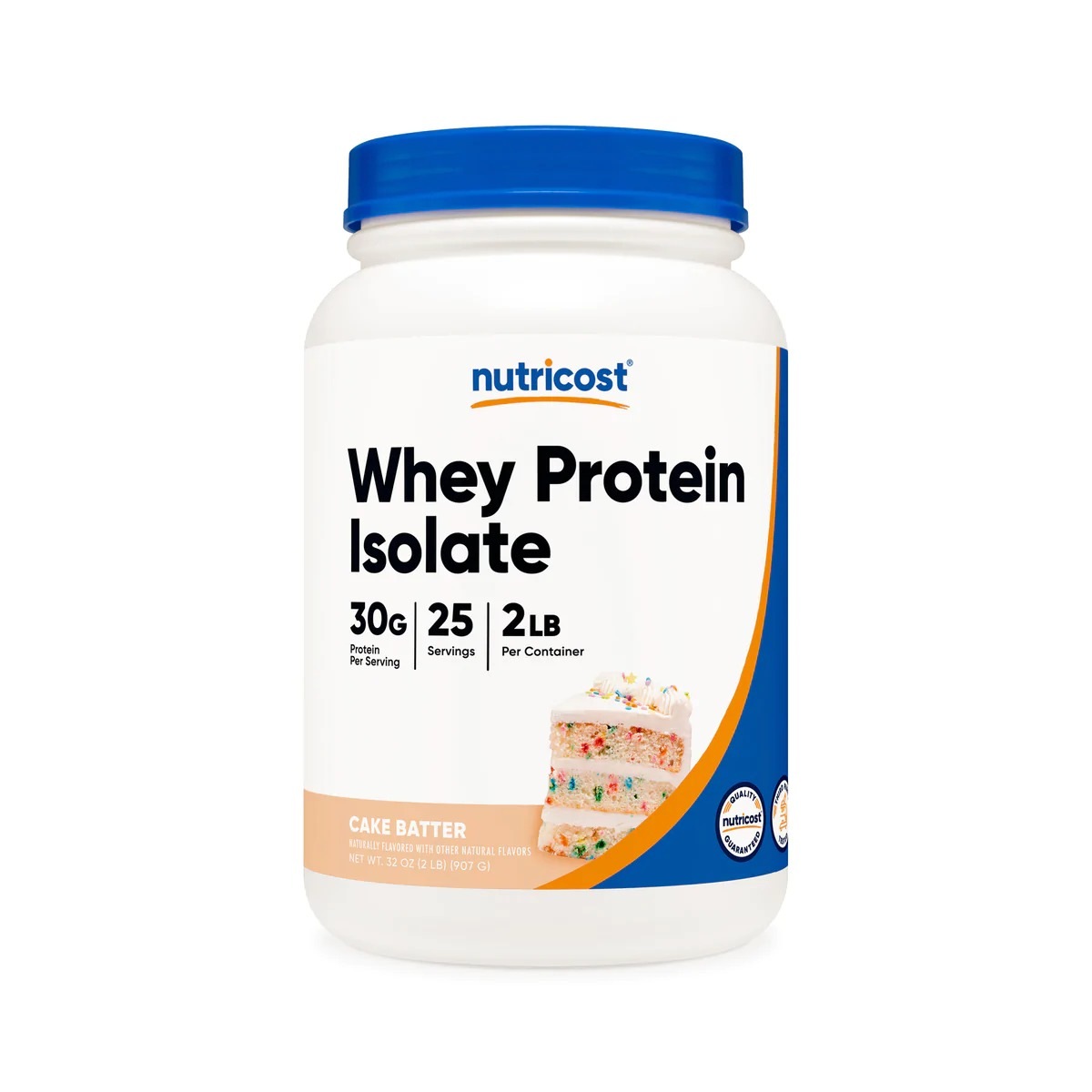 [USA] Nutricost ニュートリコスト Whey Protein Isolate Powder Cake Batter (2 LB)