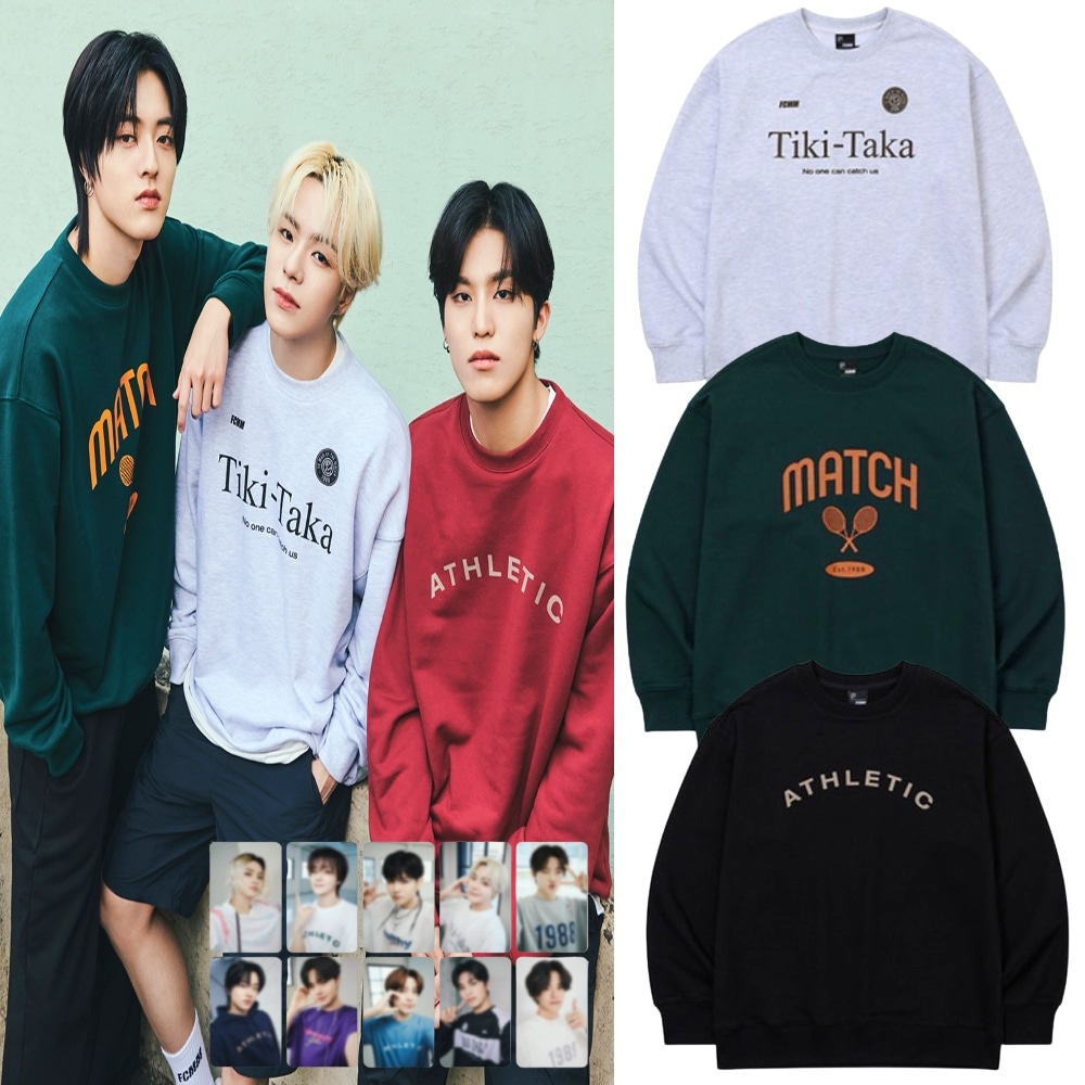 24SS TREASUREトレカ贈呈 ATHLETIC RETRO /FOOTBALL TIKI-TAKA / TENNIS MATCH SWEATSHIRT [公式正規品] 7,911円