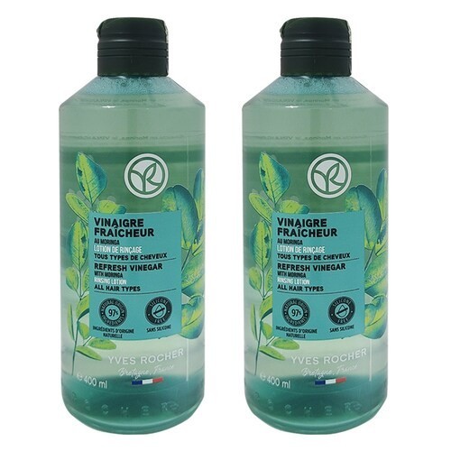 [1+1] イヴロシェ(YVES ROCHER) モリンガ リフレッシュヘア酢 400ml