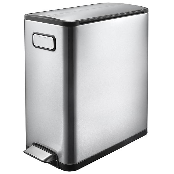 ごみ箱 20L キャスターつき ふた付き 両開き 蓋 ゴミ箱 スタイリッシュ おしゃれ EKO