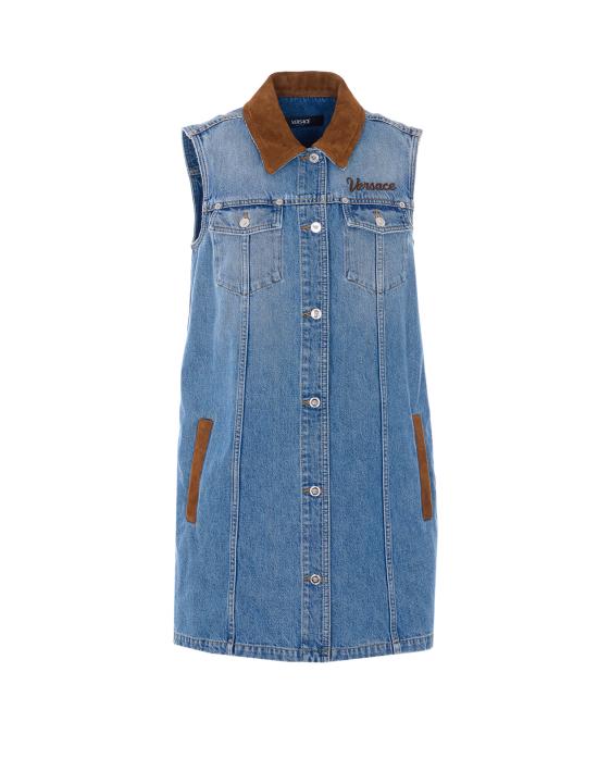 VERSACE Women Mid Skirts 1022695 1A167511D800 Blue