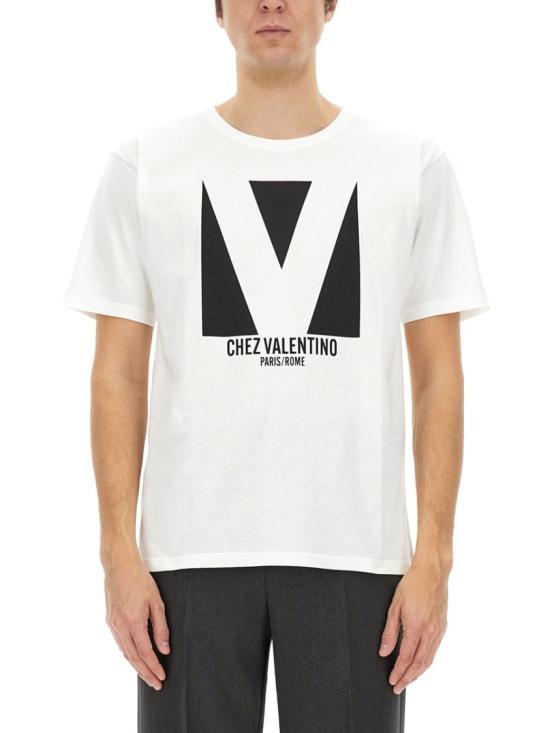 VALENTINO GARAVANI Men T-Shirts 6V3MG16PAQ9 A03 White
