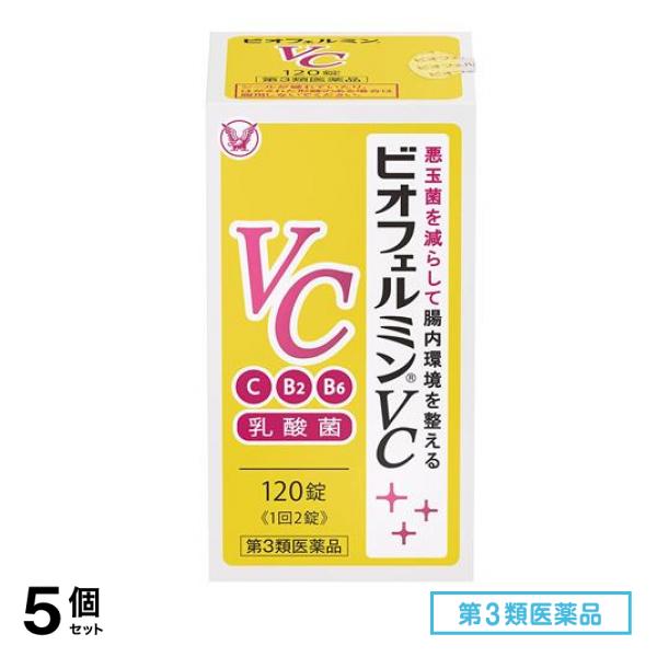 第３類医薬品 ビオフェルミンVC 120錠 5個セット