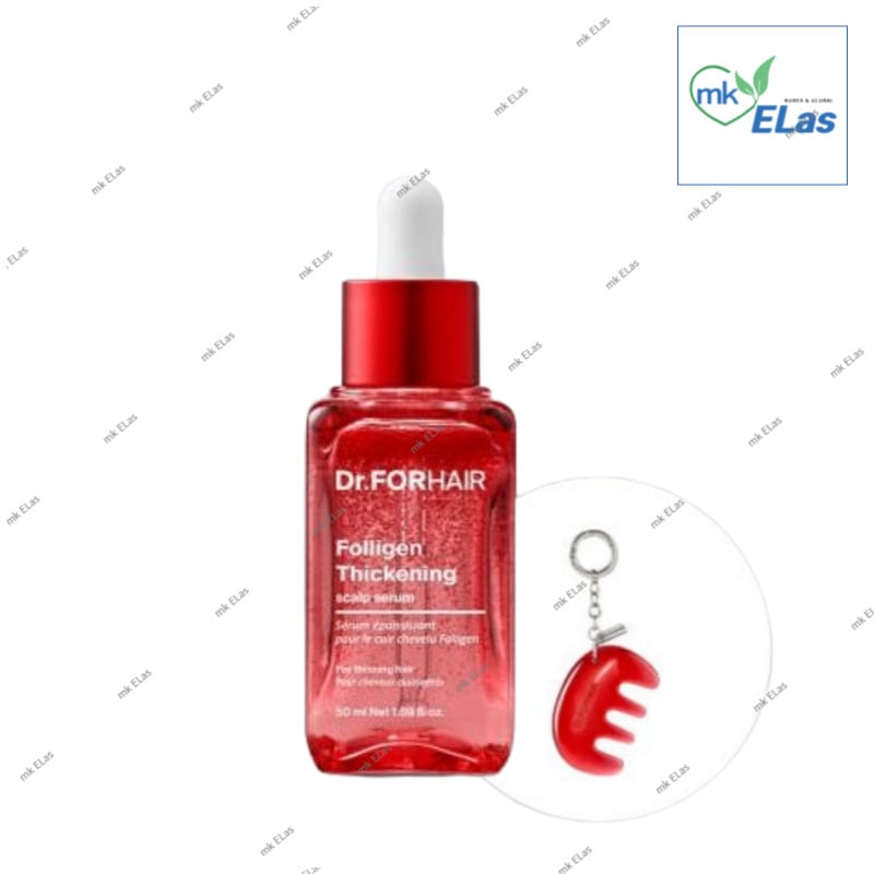 フォリジェンシックニングスカルプセラム 50ml（+頭皮かっさキーホルダー)/頭皮美容液 育毛 ボリュームアップ エッセンス 韓国コスメ ヘアケア