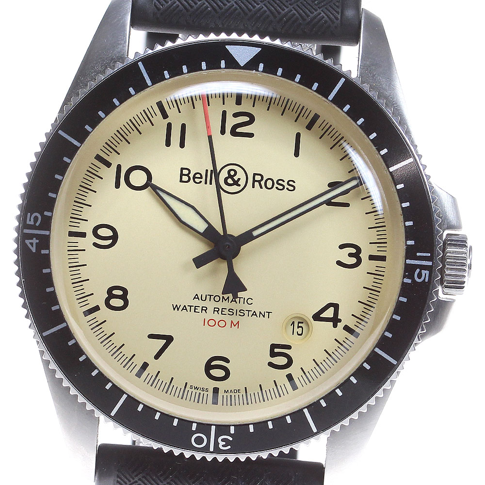 ベル＆ロス Bell＆Ross BRV2-92 デイト 自動巻き メンズ 保証書付き_840655【中古】