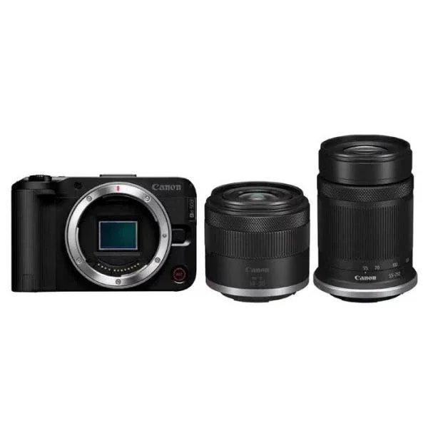 キヤノン カメラ ミラーレス一眼カメラ EOS R50 V ダブルズームキット ブラック Canon