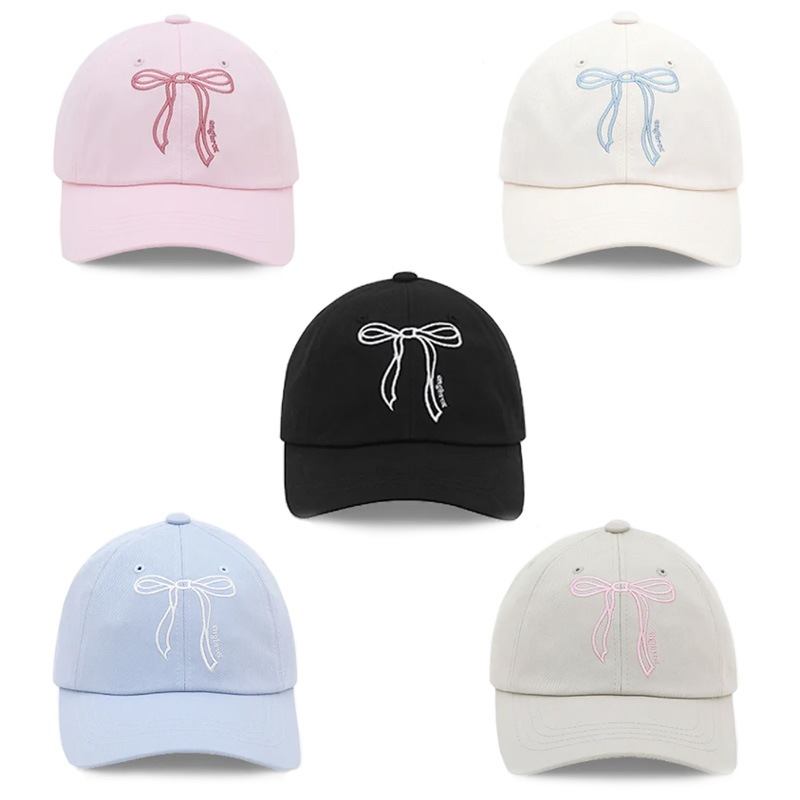 [IVE ユジン 着用] deary ribbon ball cap 韓国 アイドル 帽子 深め レディース メンズ おしゃれ