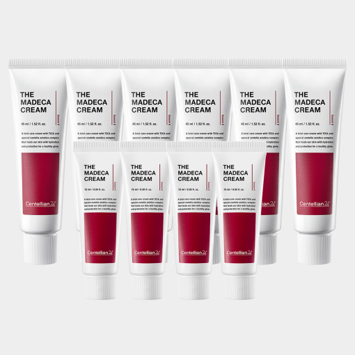 マデカクリーム 45ml x 6個 + 15ml x 4個 / ボトルフルクリーム シカ 水分保湿 しみ緩和 弾力に役立つ シーズン6
