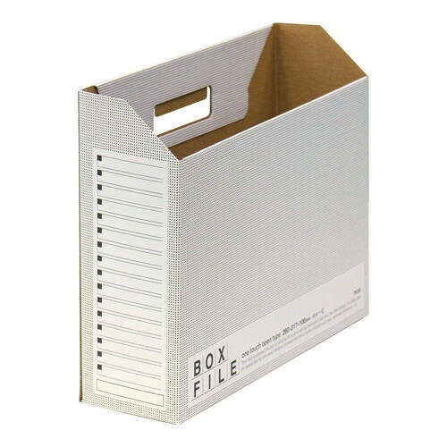 （まとめ買い）ボックスファイル エコノミー FL-099BF A4横 背幅100mm ダークグレー 10冊入 FL-099BF DGY [x3]