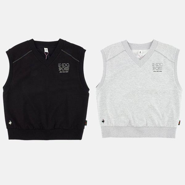 女性ルーズフィットダブルテンションVネッククロップベスト QP322OFS73 6,437円