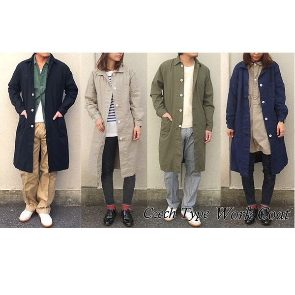 チェコワークコートレプリカ染め オリーブ 50サイズ（メンズL） 7,043円