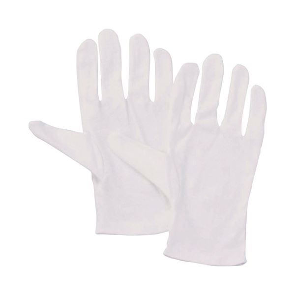 （まとめ）WING ACE 綿スムス手袋 マチなし LL 12双入[x10セット]