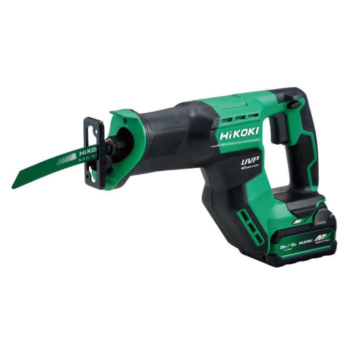 HiKOKI(ハイコーキ) マルチボルト 36V コードレスセーバソー CR36DMA(2XPZ)　バッテリー×2個・充電器・ケース付き レシプロソー