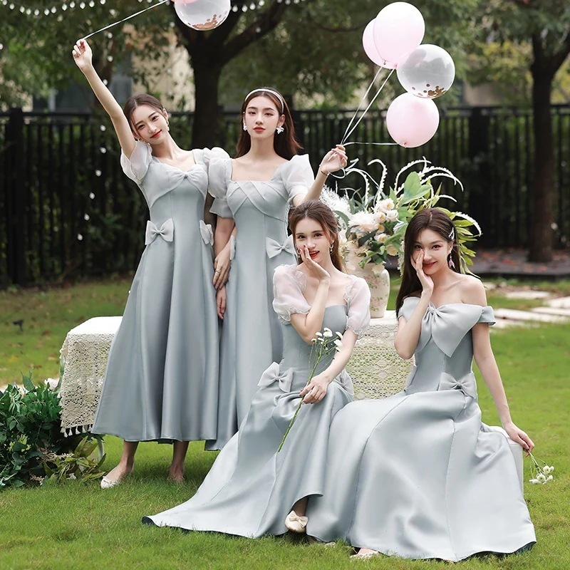 ブライズメイドドレス ロングドレス 演奏会 ピアノ 発表会 スレンダーラインワンピース レディース 涼しい 袖付き 袖なし ゆったり リゾート 海サマー 春夏きれいめ 1030%までに制限 5,665円