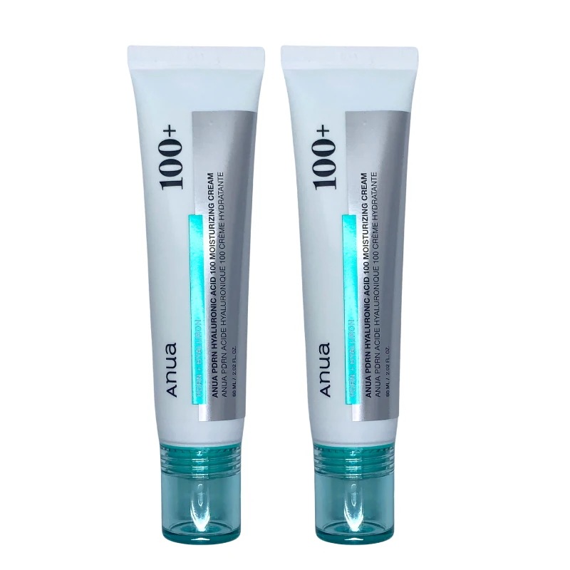【1+1】PDRN ヒアルロニック100 モイスチャークリーム 60ml × 2本/ たっぷり保湿！お得な2セットでうるおい弾力肌へ