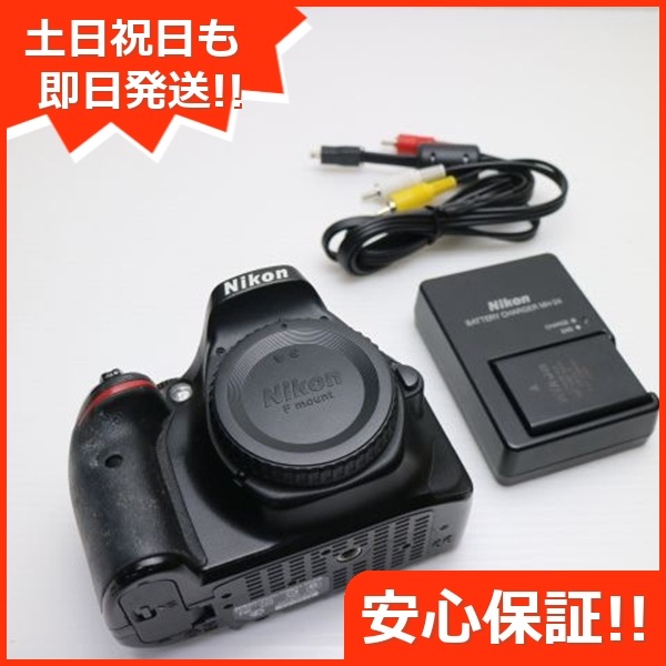美品 Nikon D5200 ブラック ボディ デジ1 Nikon 13 17,136円