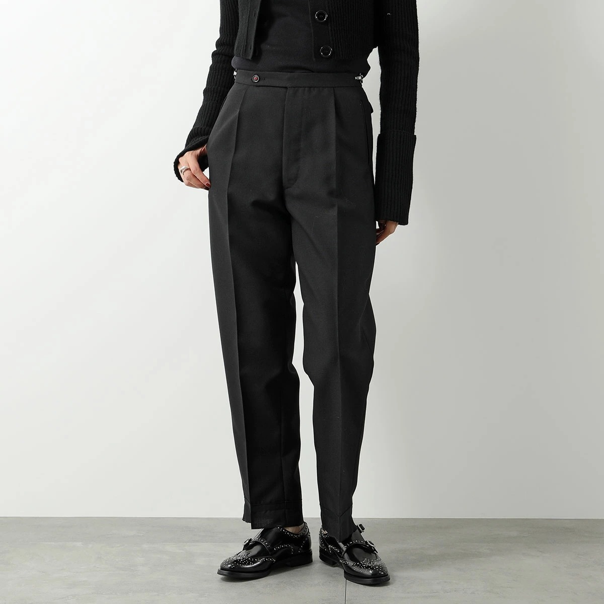 MAISON MARGIELA メゾンマルジェラ 4 14 トラウザーズパンツ SI1KA0002 S49892 レディース モヘヤ混ウール センタープレス 900