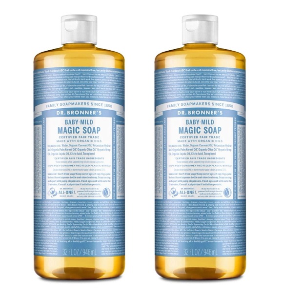 【２個セット】ドクターブロナー マジックソープ BA(ベビーマイルド) 946ml