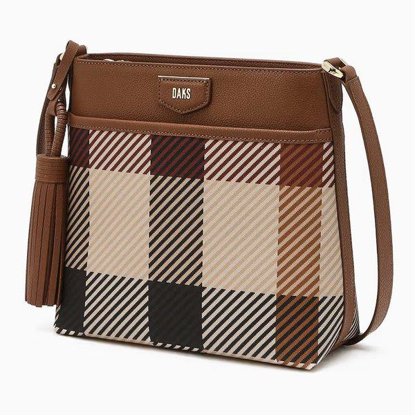 ブラウンチェックレザー クロスバッグ DCBA6E683W2_s
