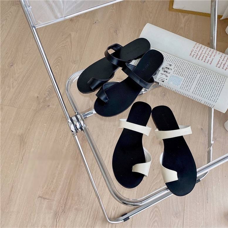 2color レディース トングサンダル ラウンドトゥフラットサンダル 親指トング スリッパサンダル 6,170円
