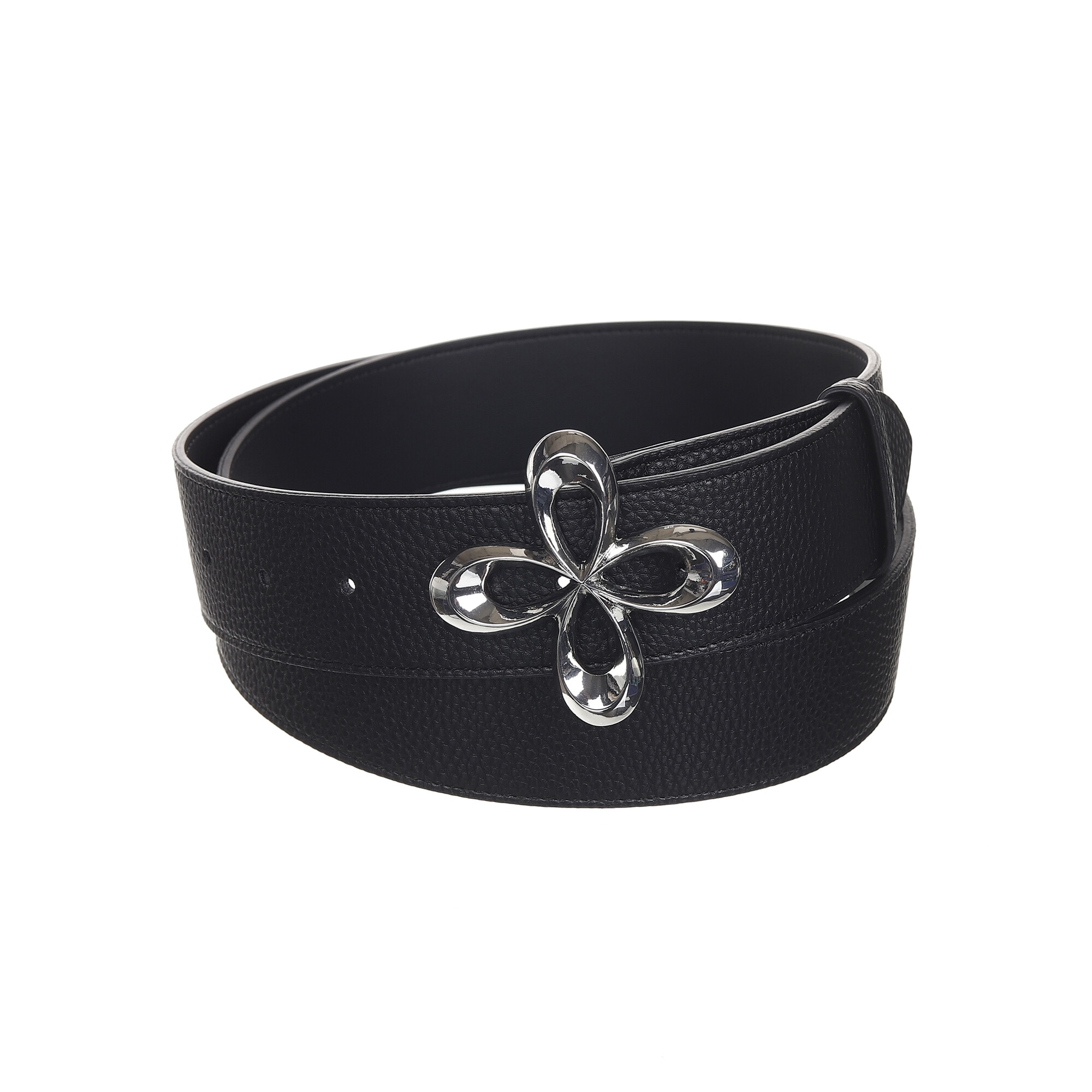 【SURGERY】 SURGERY CLOVER BUCKLE BELT : BLACK
