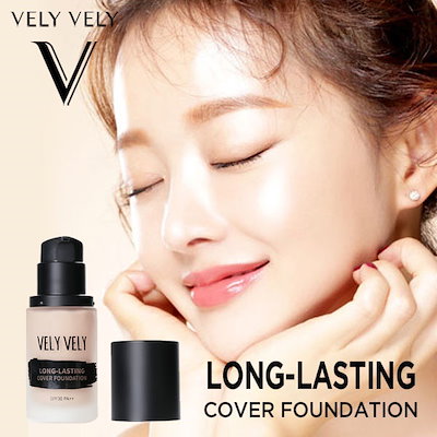 【VELY VELY 公式】 密着カバーファンデーション 韓国...のサムネイル