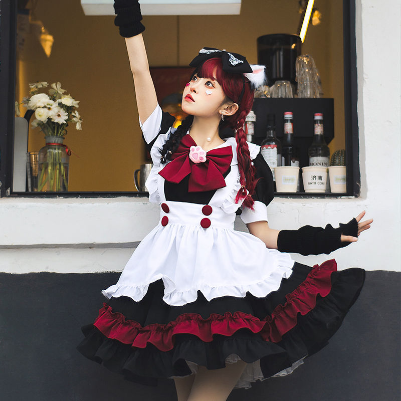 ins人気 中華風 Lolita メイド服 安い チャイナドレス 新人荷メイド服 超かわいいロリスーツ ロリワンピース 服装 大人用 ワンピース