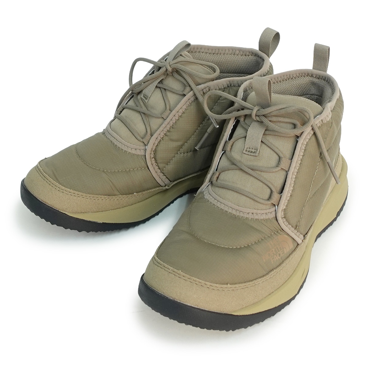 メンズ レディース ブーツ ヌプシ チャッカ ウォータープルーフ 3 NF52573 MK マッシュルーム×TNFブラック