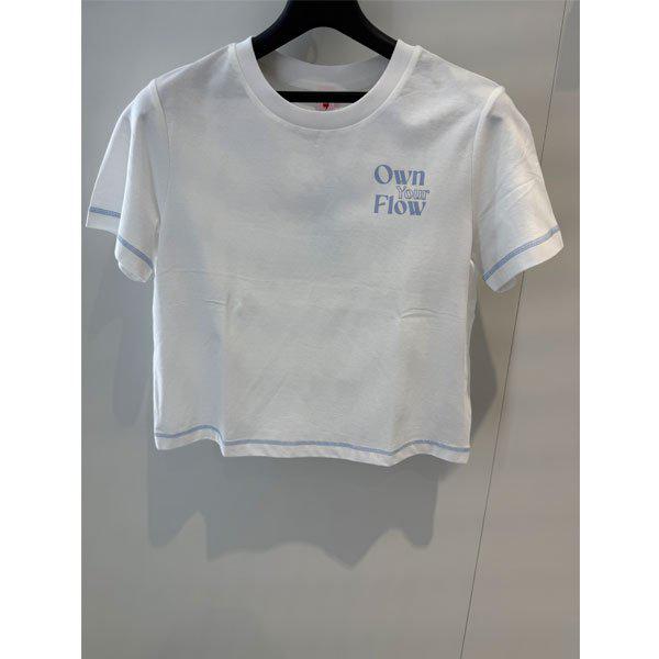 女性スモールグラフィックTシャツ QR122ORS21 CRM