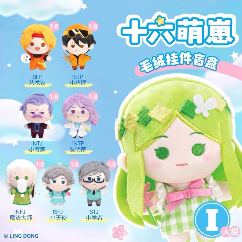 Qoo10] TOPTOY 新しい16性格MBTIぬいぐるみキーホル