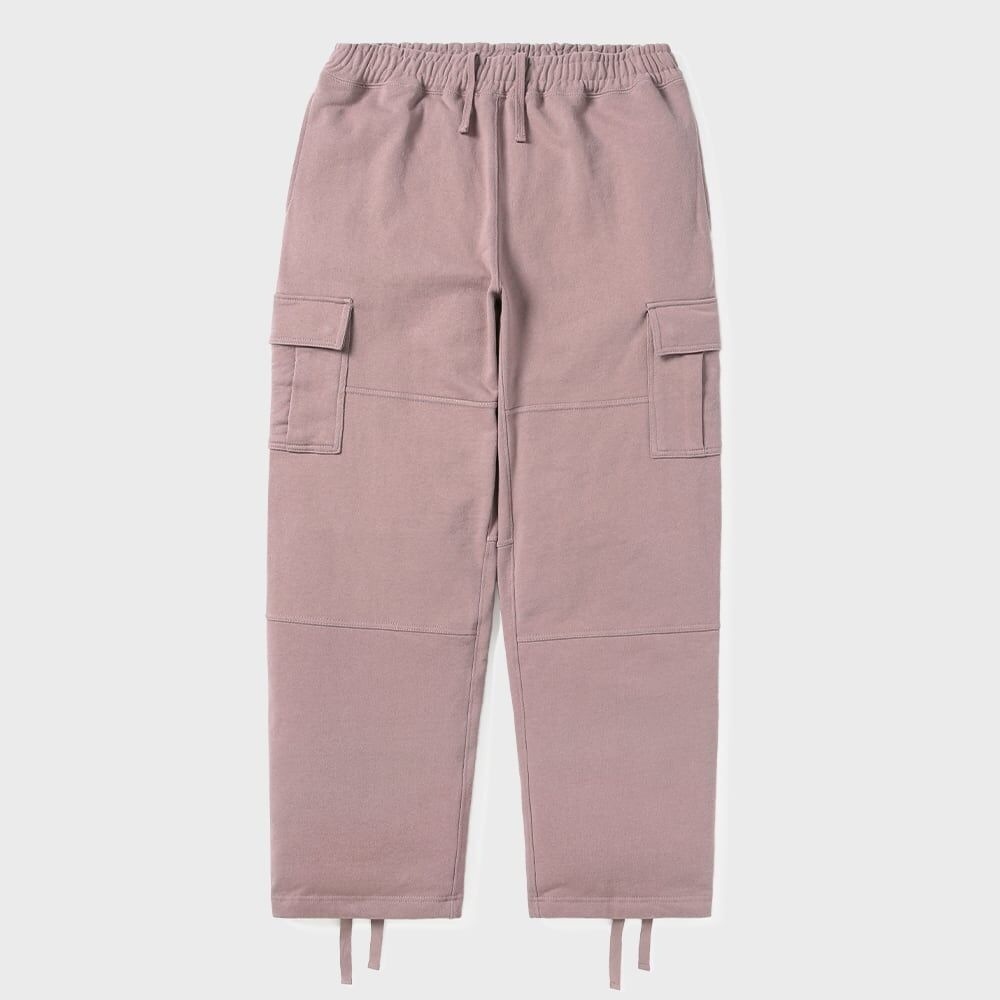 ディスイーズネバーゼット パネルカーゴスウェットパンツ ダスティピンク 14,289円