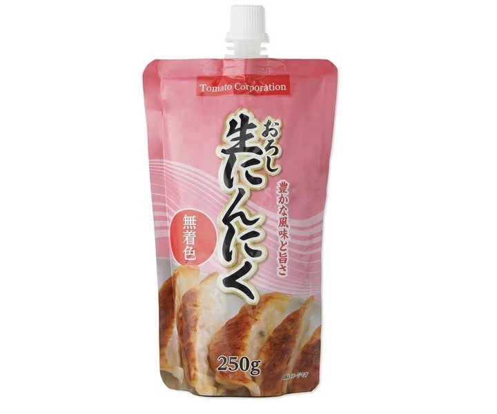 【送料無料】トマトコーポレーション おろし生にんにく スタンドパウチ 250g24個