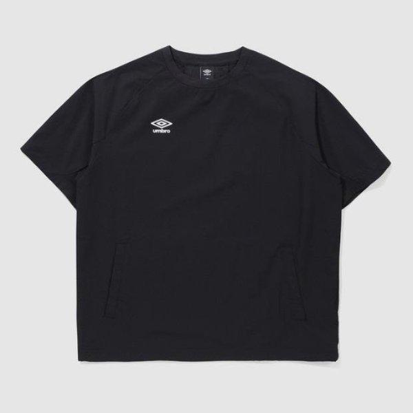 半袖Tシャツ PQA UQ121SWT32-BLK アクティブオールラウンドストレッチ半袖ピステ / BLACK
