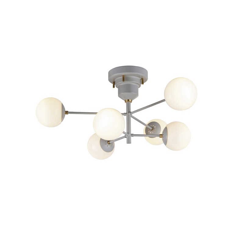 インターフォルム　LED照明 シーリングライト 小型LED電球(E17/40W相当/電球色)×6灯付 Poutala(ポウタラ)　LT-4325