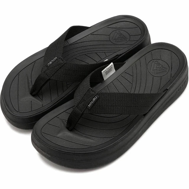 サーフライダー プラットフォーム [MSP080005] レディース 靴 厚底サンダル トングサンダル BLACK/BLACK 正規取扱店