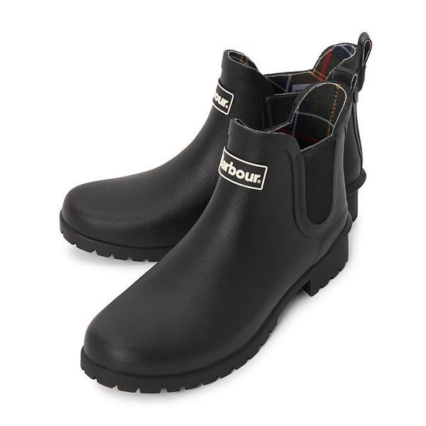 ウィルトンウェリントン女性チェルシーレインブーツLRF0066BK11