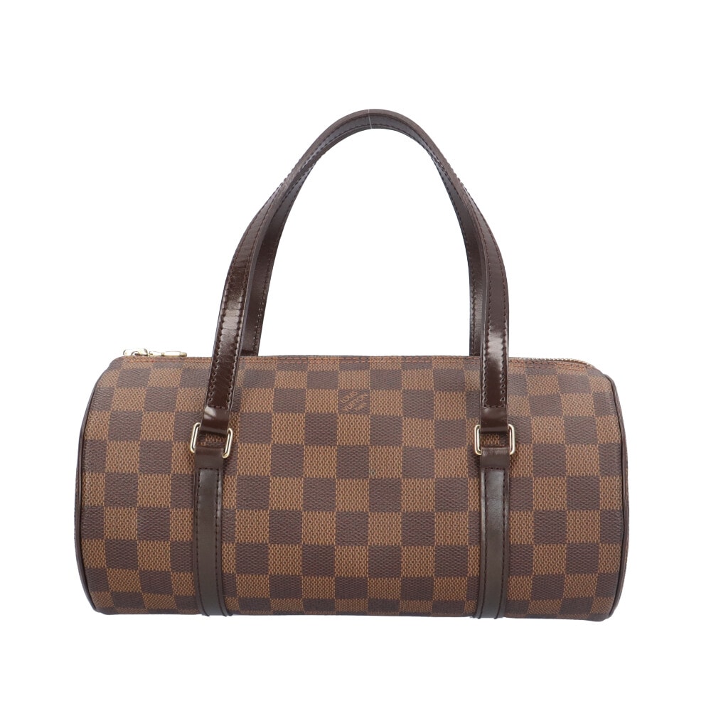 ルイヴィトン パピヨン26 ダミエ ハンドバッグ ダミエキャンバス N51304 ブラウン LOUIS VUITTON 中古